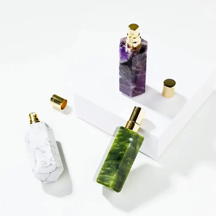 Amethyst Natural Crystals Gem Parfümflasche