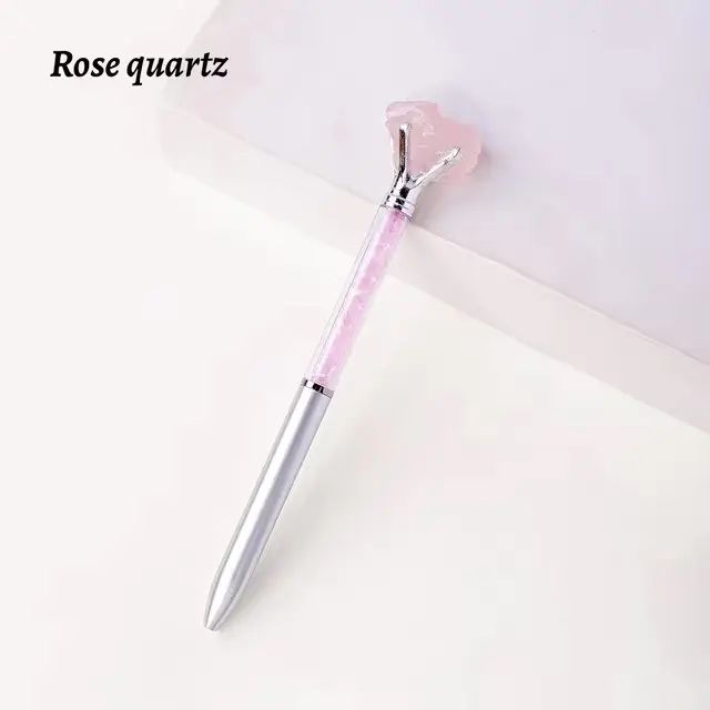 Rosenquarz Zylindrischer Kristallstift von Raw Stone