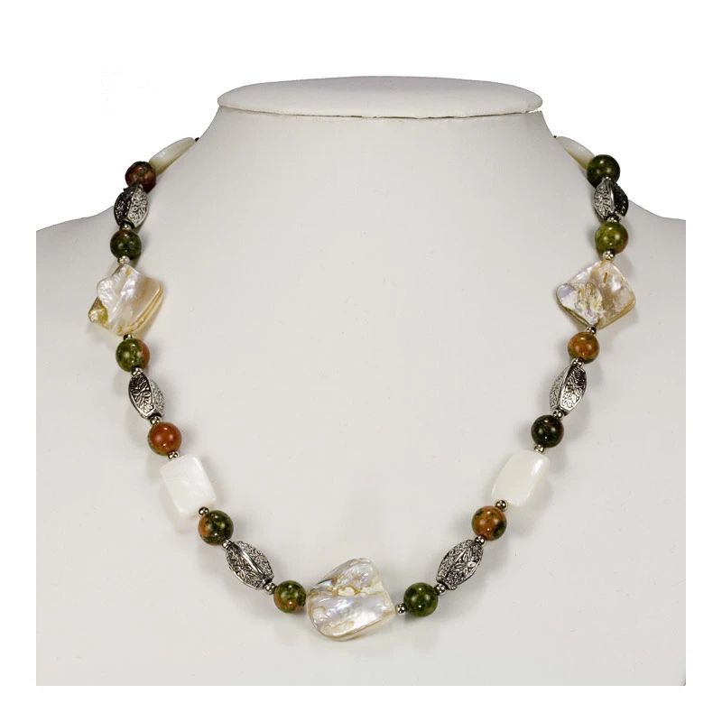 Halskette Atlanta Unakite