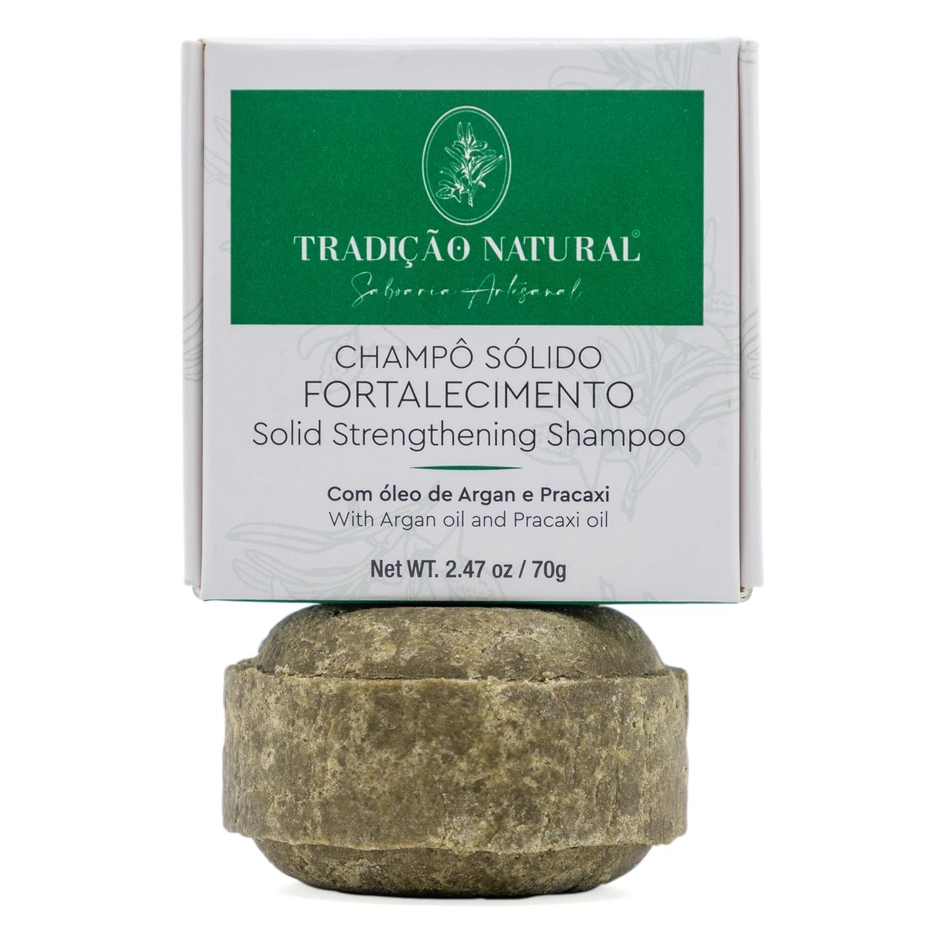 Kräftigendes Festes Shampoo - Handgemacht - 70 g