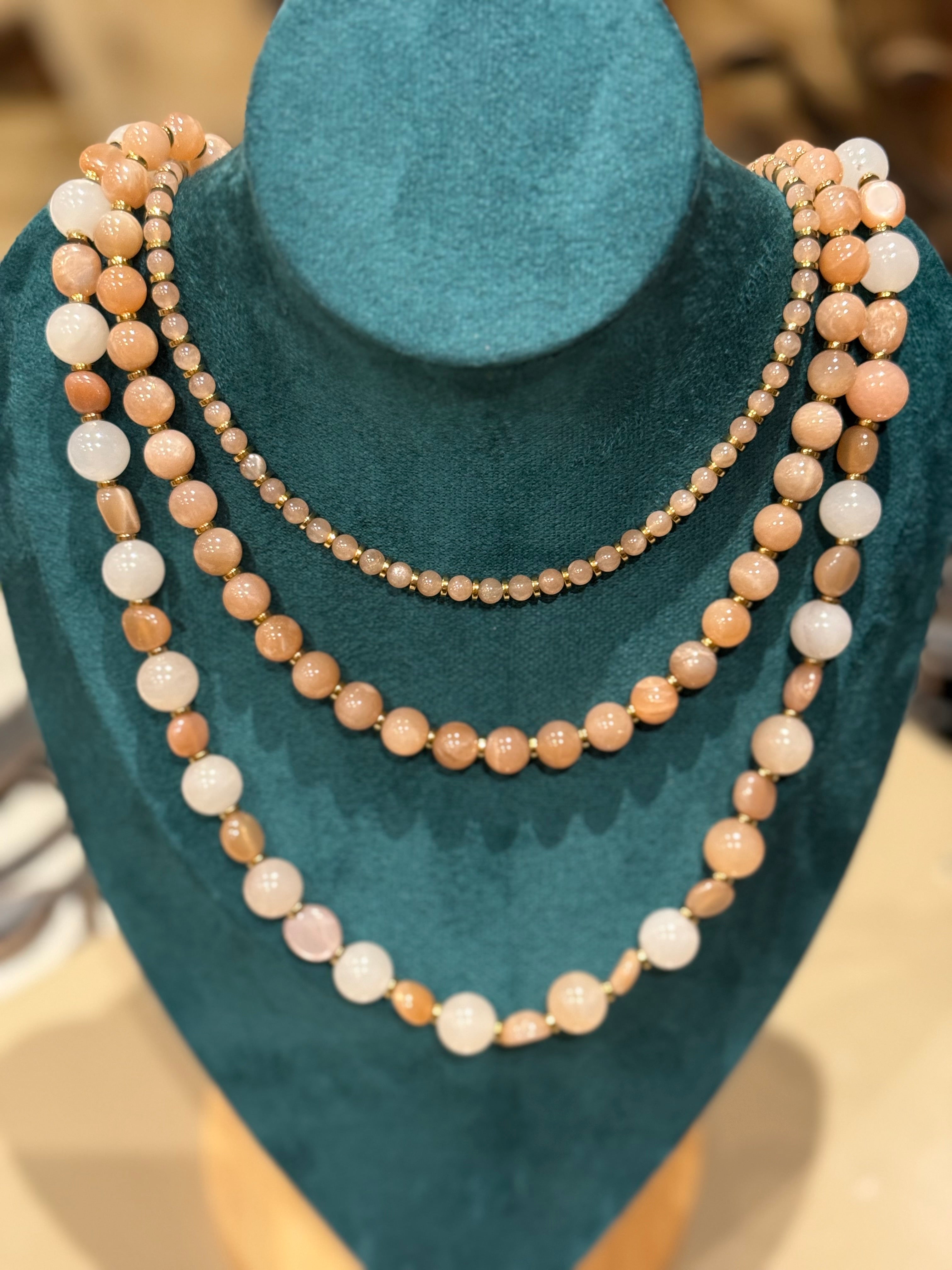 SONNENSTEIN HALSKETTE MIT HAMETITCA.62CM  - UNICAT