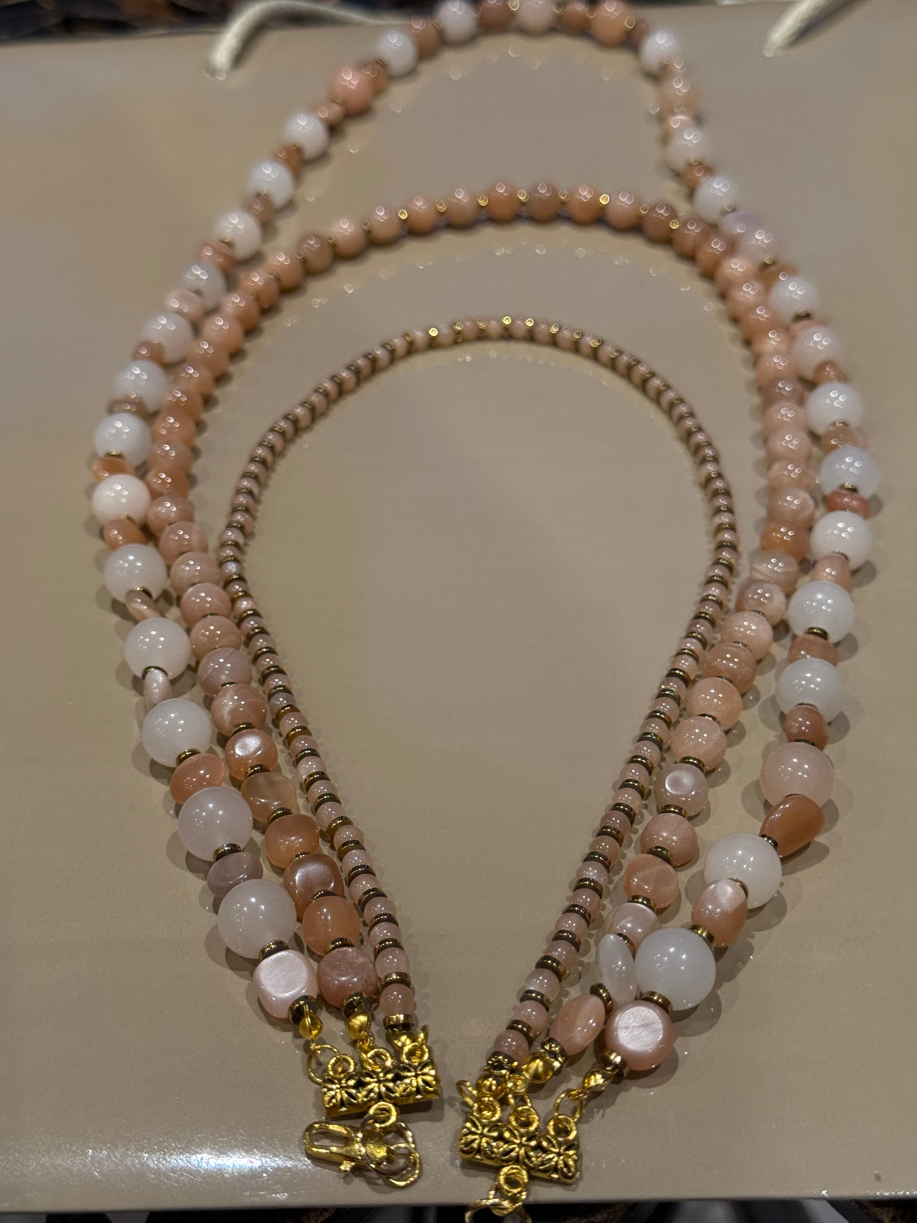 SONNENSTEIN HALSKETTE MIT HAMETITCA.62CM  - UNICAT