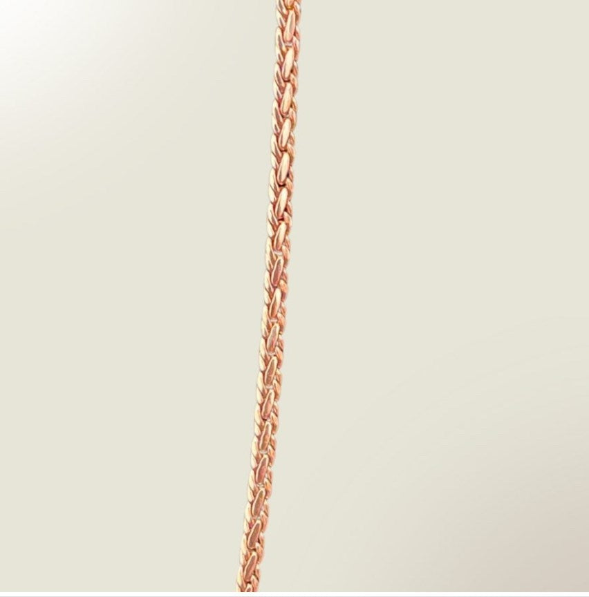 Wunderschöne Gliederkette aus reinem Kupfer mit einer Länge von ± 48 cm.