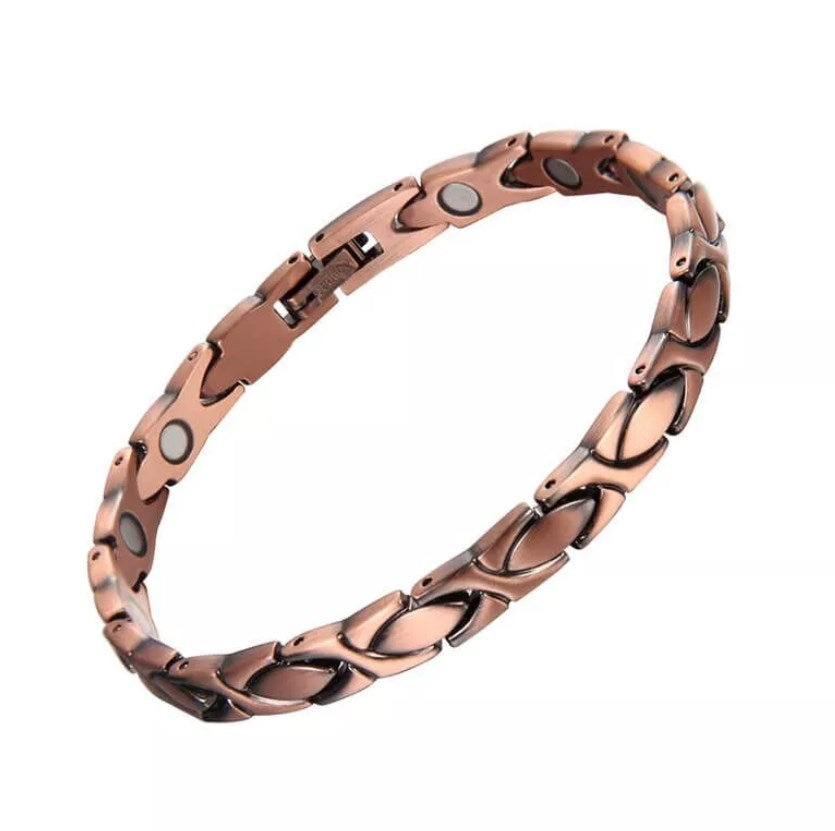 Luxus-Gesundheitsarmband magnetisch Kupfer (lang) – 0,7 cm