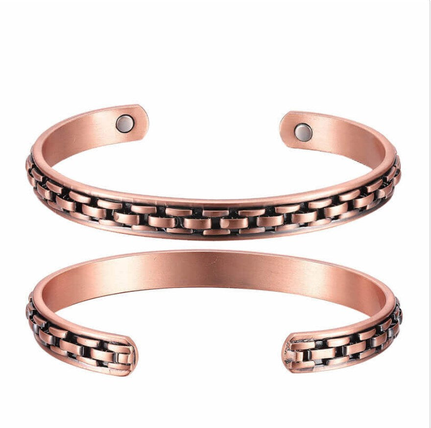 Magnetisches Gesundheitsarmband aus Kupfer – 0,8 cm