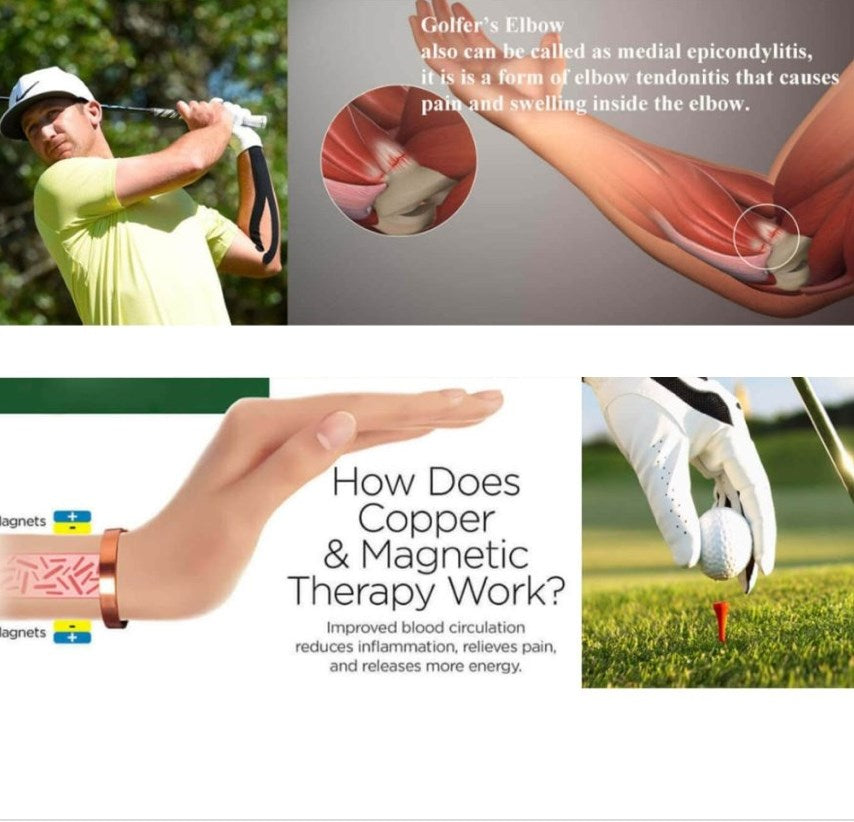 Kupfernes Gesundheitsclip-Armband mit 6 Magneten