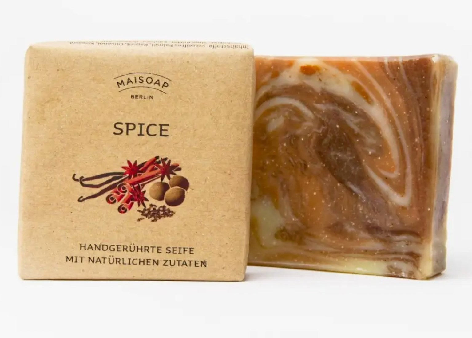 HANDGERÜHRTE SPICE SEIFE MIT NATÜRLICHEN ZUTATEN 90 gr